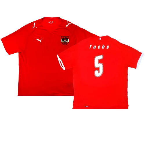 Austria 2008-09 Home Shirt ((Good) S) (Fuchs 5)
