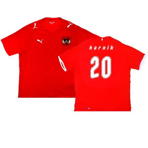 Austria 2008-09 Home Shirt ((Good) S) (Harnik 20)