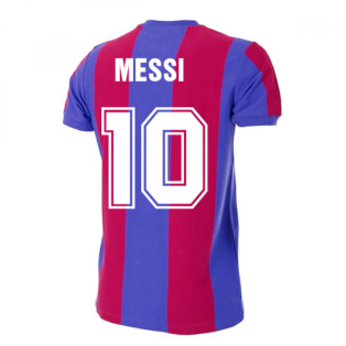 Barcelona 1976-1977 Retro Football Shirt (MESSI 10)