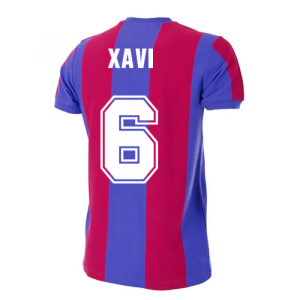 Barcelona 1976-1977 Retro Football Shirt (XAVI 6)