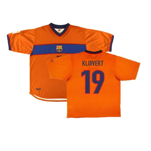 Barcelona 1998-99 Third Shirt (XL) (Good) (Kluivert 19)
