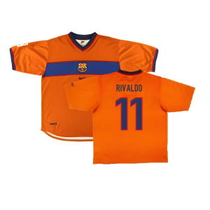 Barcelona 1998-99 Third Shirt (XL) (Good) (Rivaldo 11)