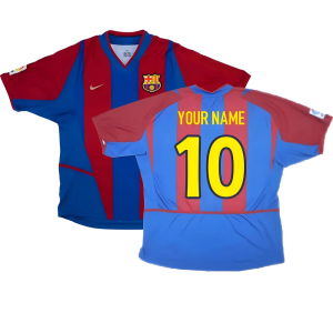 Barcelona 2002-03 Home Shirt ((Very Good) XXL)