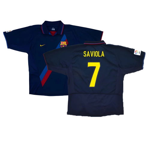 Barcelona 2003-04 Third Shirt ((Very Good) XXL) (Saviola 7)  Barcelona 2003-04 Third Shirt ((Very Good) XXL) (Saviola 7)
