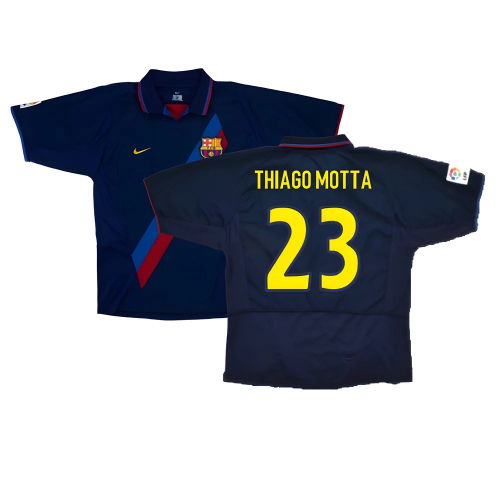 Barcelona 2003-04 Third Shirt ((Very Good) XXL) (Thiago Motta 23)  Barcelona 2003-04 Third Shirt ((Very Good) XXL) (Thiago Motta 23)