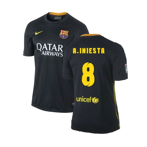 Barcelona 2013-14 Third Shirt (Very Good) (A.Iniesta 8)