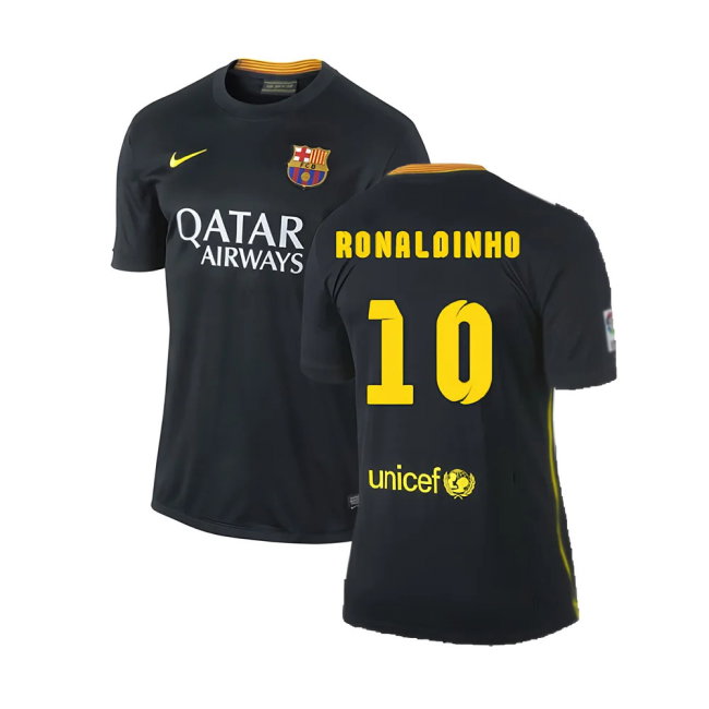 Barcelona 2013-14 Third Shirt (Very Good) (Ronaldinho 10)
