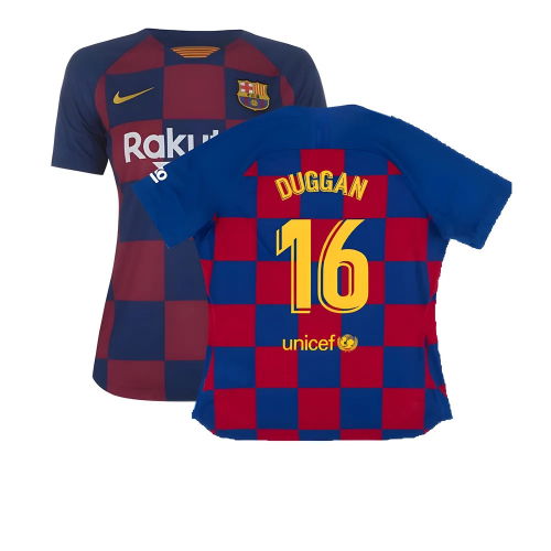 Barcelona 2019-20 Womens Home Shirt (Vaporkit) ((Excellent) S) (Duggan 16)  Barcelona 2019-20 Womens Home Shirt (Vaporkit) ((Excellent) S) (Duggan 16)