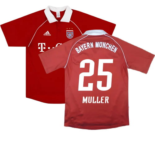 Bayern Munich 2005-06 Home ((Excellent) XXL) (Muller 25)