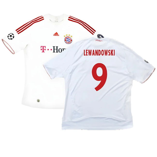 Bayern Munich 2008-09 Third Shirt ((Very Good) XXL) (Lewandowski 9)