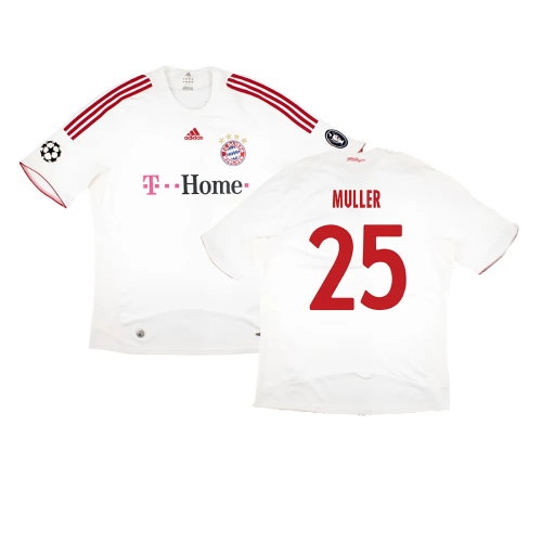 Bayern Munich 2008-09 Third Shirt ((Very Good) XXL) (Muller 25)