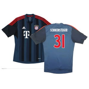 Bayern Munich 2013-14 Third Shirt ((Excellent) S) (Schweinsteiger 31)