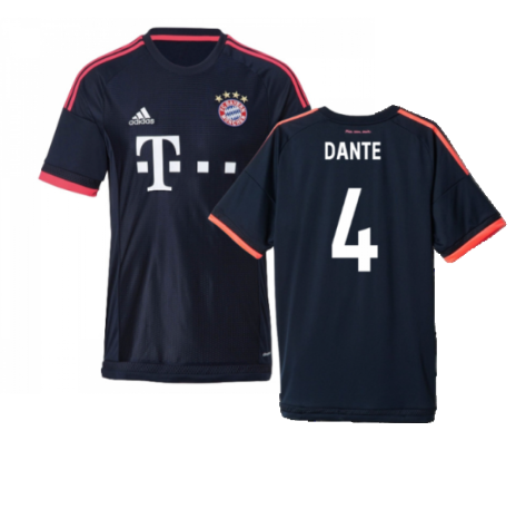 Bayern Munich 2015-16 Third Shirt ((Excellent) S) (Dante 4)