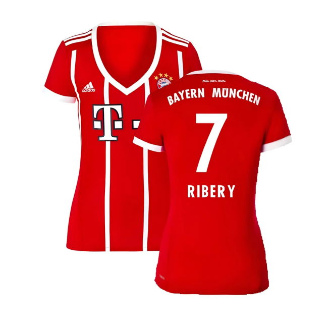 Bayern Munich 2017-18 Womens Home Shirt (XL) ((Excellent) XL) (Ribery 7)