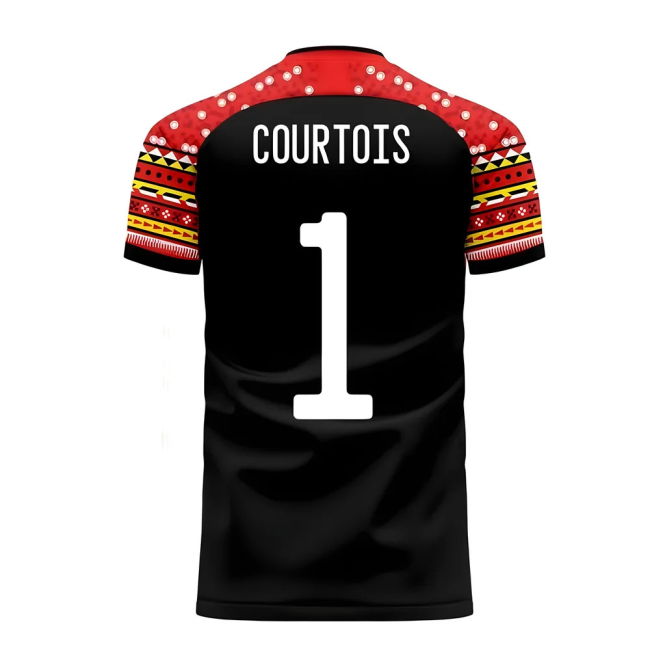 Belgium 2025-2026 Away Concept Football Kit (Libero) (COURTOIS 1)