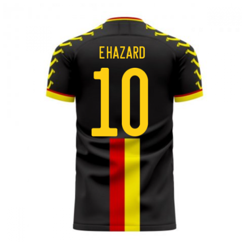Belgium 2023-2024 Away Concept Football Kit (Viper) (E.HAZARD 10)