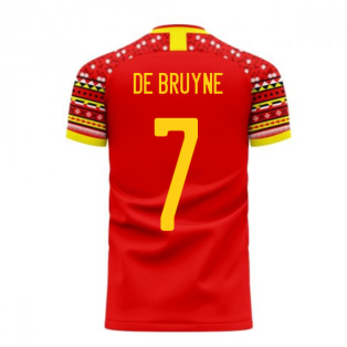 Belgium 2023-2024 Home Concept Football Kit (Libero) (DE BRUYNE 7)