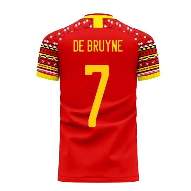 Belgium 2025-2026 Home Concept Football Kit (Libero) (DE BRUYNE 7)