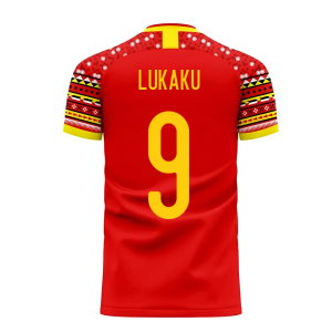Belgium 2025-2026 Home Concept Football Kit (Libero) (LUKAKU 9)