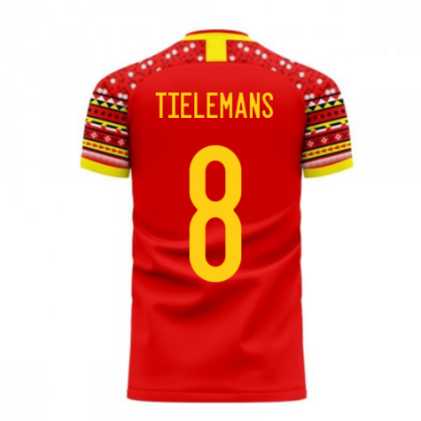 Belgium 2023-2024 Home Concept Football Kit (Libero) (TIELEMANS 8)