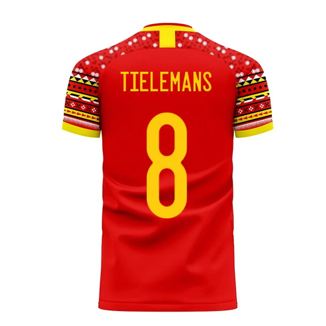 Belgium 2025-2026 Home Concept Football Kit (Libero) (TIELEMANS 8)