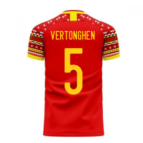 Belgium 2023-2024 Home Concept Football Kit (Libero) (VERTONGHEN 5)