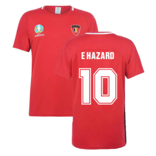 Belgium 2021 Polyester T-Shirt (Red) (E HAZARD 10)