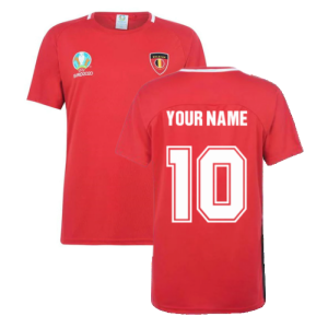 Belgium 2021 Polyester T-Shirt (Red)