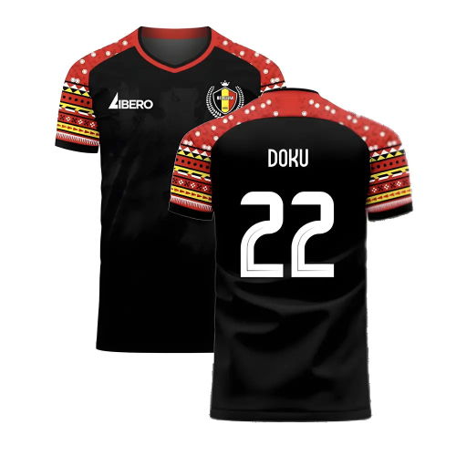 Belgium 2024-2025 Away Concept Football Kit (Libero) (7-8y) (BNWT) (Doku 22)  Belgium 2024-2025 Away Concept Football Kit (Libero) (7-8y) (BNWT) (Doku 22)