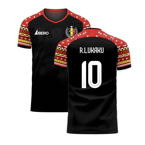 Belgium 2024-2025 Away Concept Football Kit (Libero) (7-8y) (BNWT) (R.Lukaku 10)