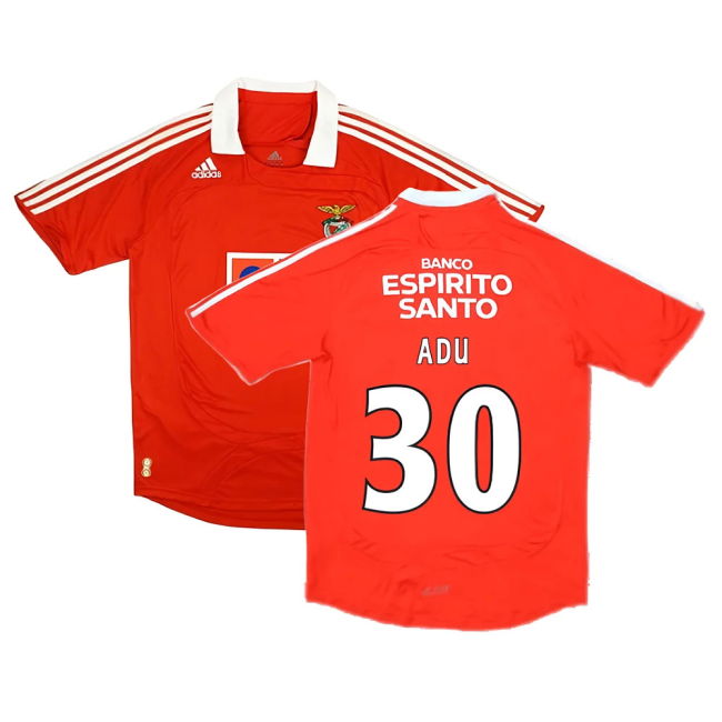 Benfica 2007-2008 Home Shirt ((Very Good) S) (Adu 30)