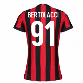 2017-2018 AC Milan Womens Home Shirt (Bertolacci 91)