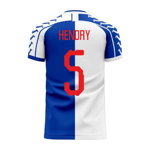 Blackburn 2025-2026 Home Concept Football Kit (Viper) (Hendry 5)
