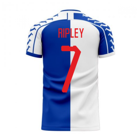 Blackburn 2022-2023 Home Concept Football Kit (Viper) (Ripley 7) - Little Boys