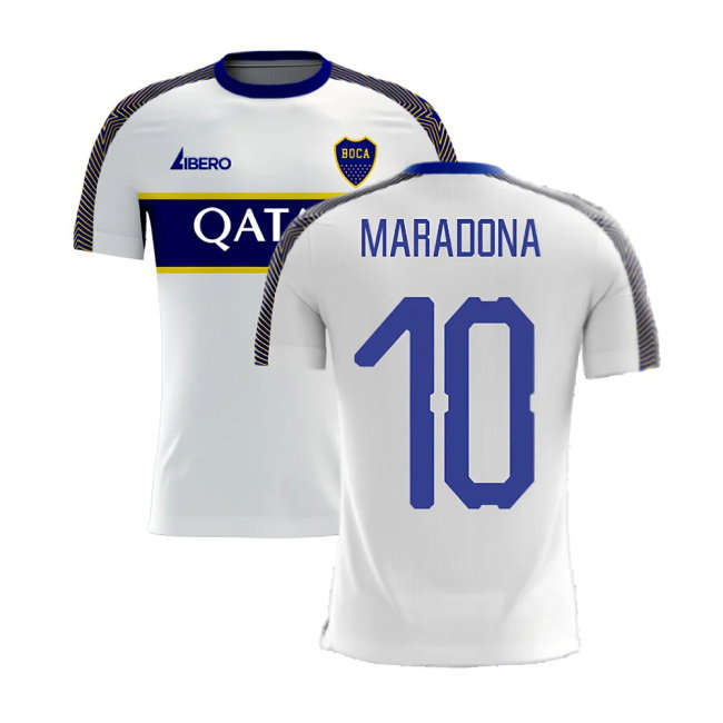Boca Juniors 2025-2026 Away Concept Football Kit (Libero) (MARADONA 10)