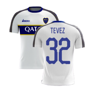 Boca Juniors 2022-2023 Away Concept Football Kit (Libero) (TEVEZ 32)