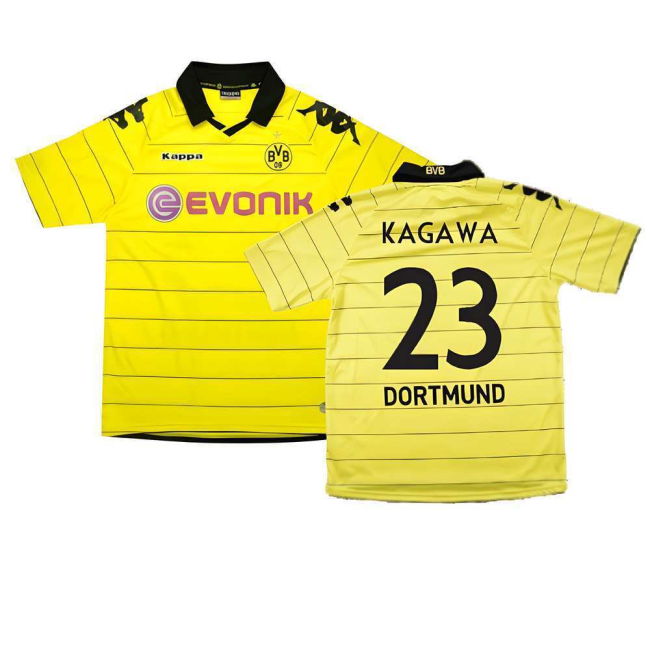 Borussia Dortmund 2010-11 Home Shirt ((Excellent) M) (Kagawa 23)
