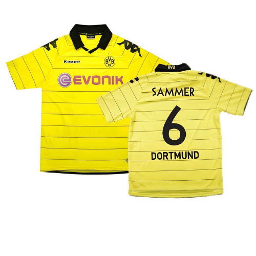 Borussia Dortmund 2010-11 Home Shirt ((Excellent) M) (Sammer 6)