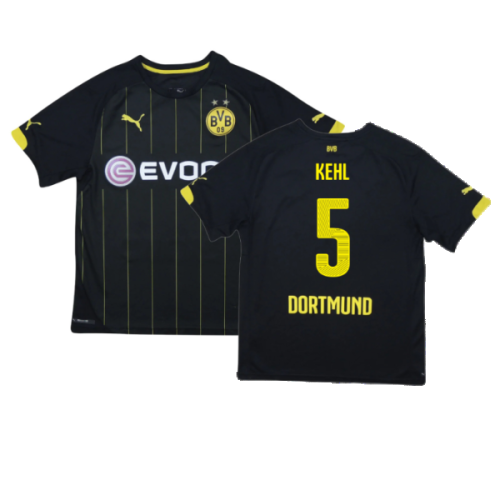 Borussia Dortmund 2014-16 Away Shirt ((Excellent) S) (Kehl 5)