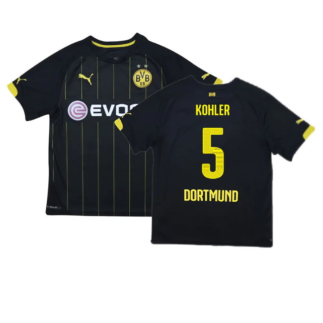 Borussia Dortmund 2014-16 Away Shirt ((Very Good) S) (Kohler 5)