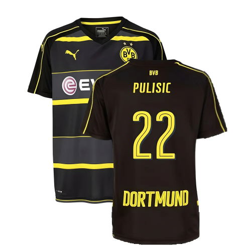 Borussia Dortmund 2016-17 Away Shirt ((Mint) XXLB) (Pulisic 22)