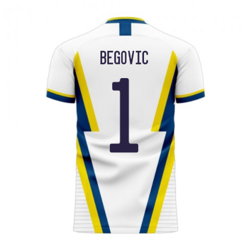 Bosnia 2025-2026 Away Concept Football Kit (Libero) (BEGOVIC 1)