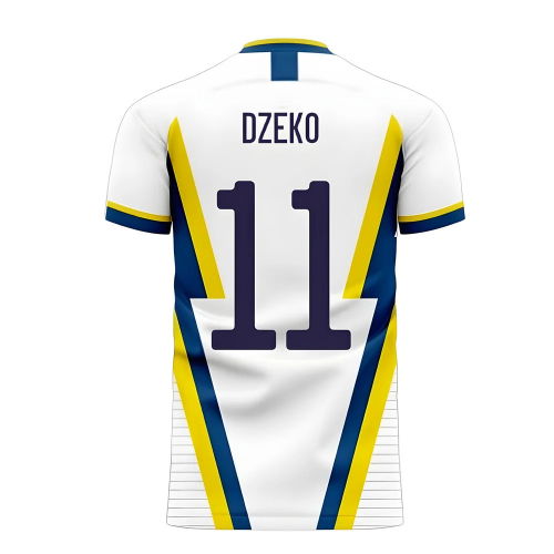 Bosnia 2025-2026 Away Concept Football Kit (Libero) (DZEKO 11)