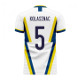 Bosnia 2022-2023 Away Concept Football Kit (Libero) (KOLASINAC 5)