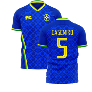 Brazil 2021-2022 Away Concept Football Kit (Fans Culture) (CASEMIRO 5)