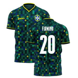 Brazil 2025-2026 Third Concept Football Kit (Libero) (FIRMINO 20)