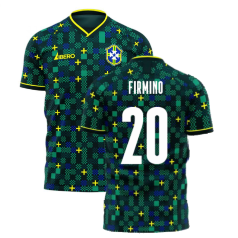 Brazil 2023-2024 Third Concept Football Kit (Libero) (FIRMINO 20)