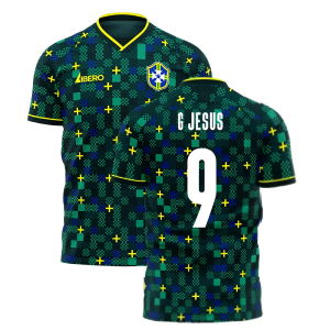 Brazil 2025-2026 Third Concept Football Kit (Libero) (G JESUS 9)