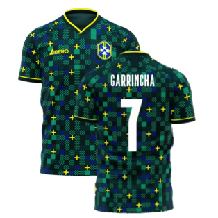 Brazil 2022-2023 Third Concept Football Kit (Libero) (GARRINCHA 7)