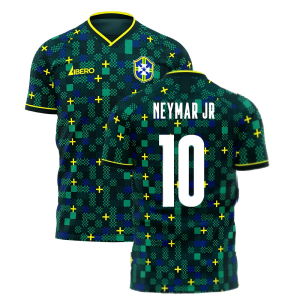 Brazil 2025-2026 Third Concept Football Kit (Libero) (NEYMAR JR 10)